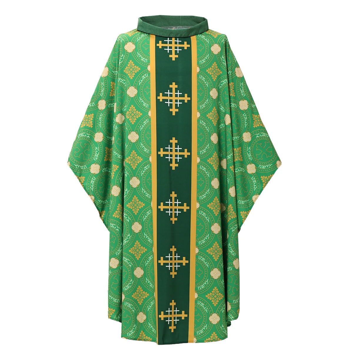 Men's Church Pastor Celebrant Chasuble Priest Vintage Robe Gown Cape Cassock Vestment