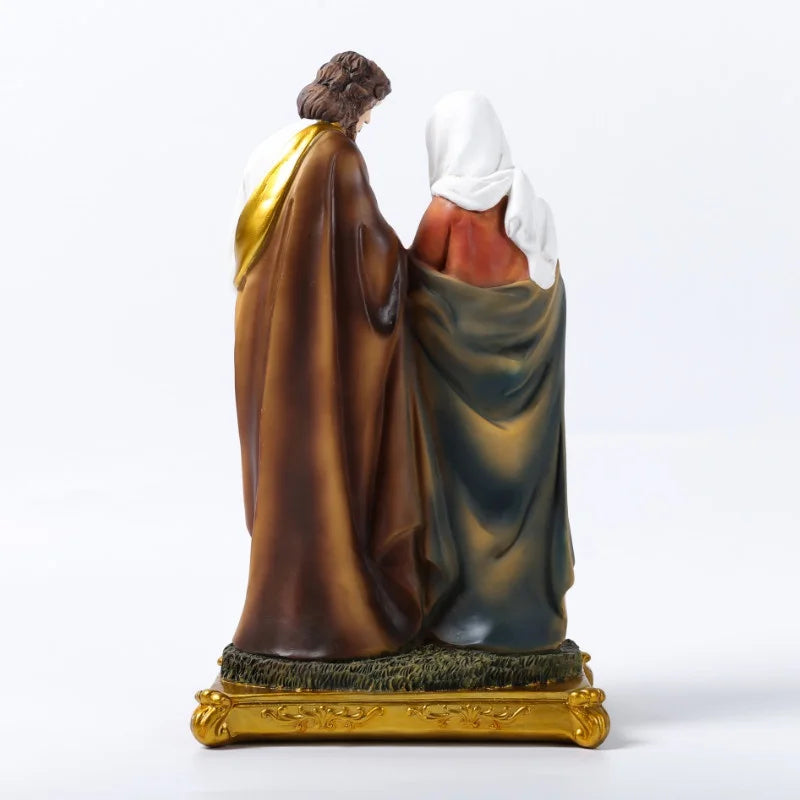 1pc Catholic Christian Jesus Family Statue Figurine Resin Crafts Gifts Home Decoration