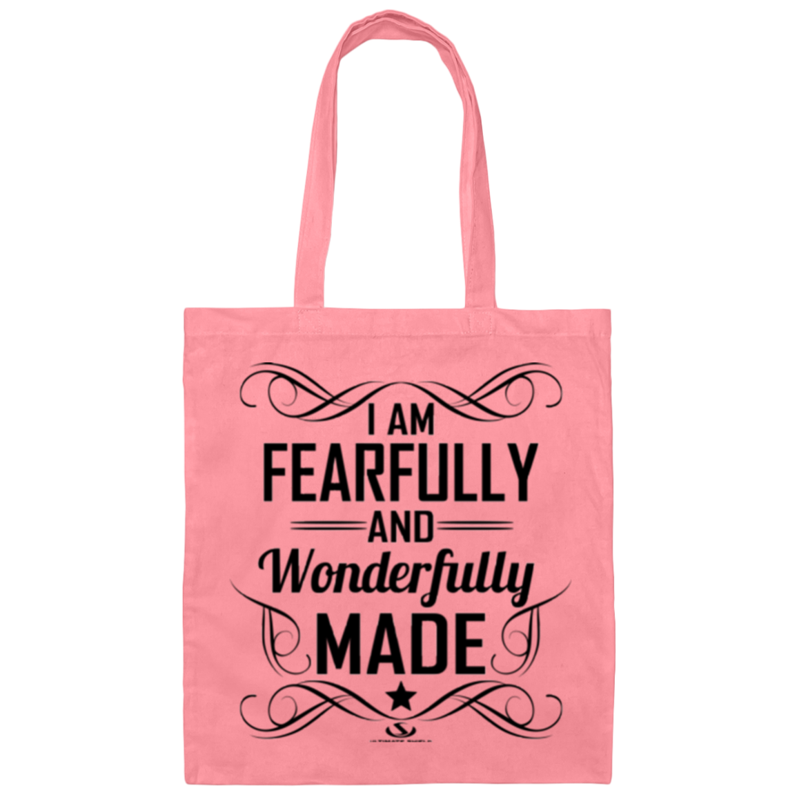I AM FEARFULLY AND WONDERFULLY MADE Canvas Tote Bag