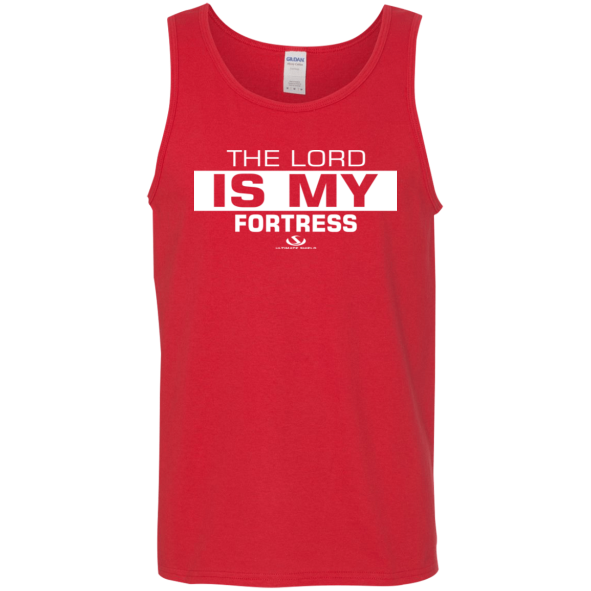 THE LORD IS MY FORTRESS Cotton Tank Top 5.3 oz.