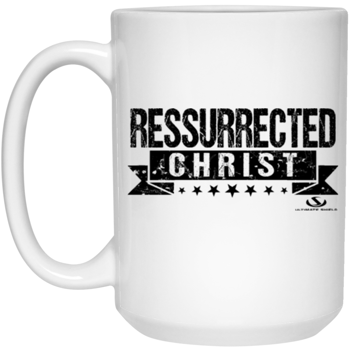 RESSURRECTED CHRIST 15 oz. White Mug
