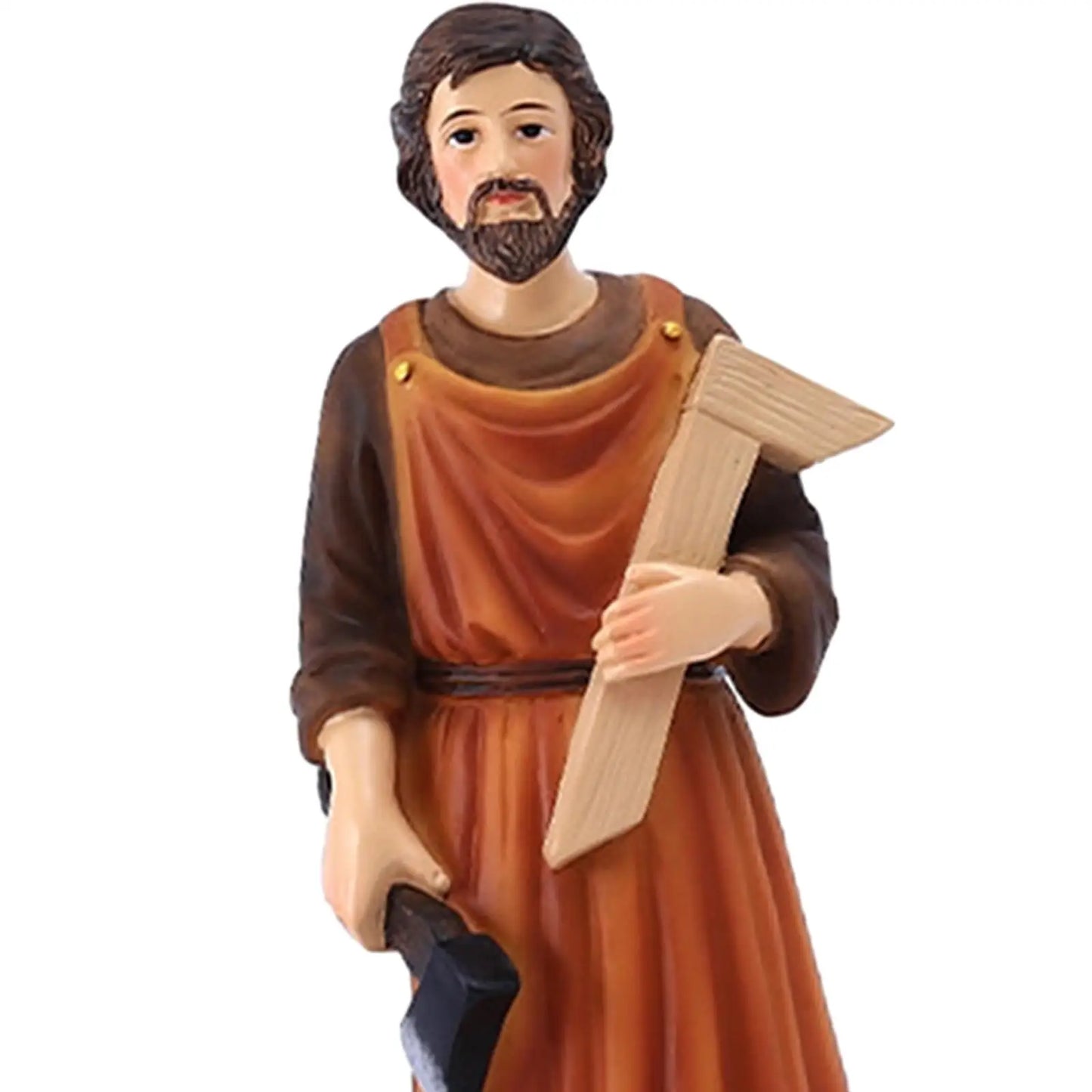 ST Joseph Statue Saint Joseph Figurine Christian Decorative Indoor Decoration Catholic Decor Ornament Sculpture Worker Figure