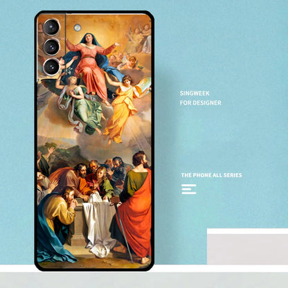 Virgin Mary of Hope Catholic Religious Art Case For Samsung Galaxy S25 Ultra S21 S22 S23 S24 Ultra S20 Plus S25 FE Phone Cover