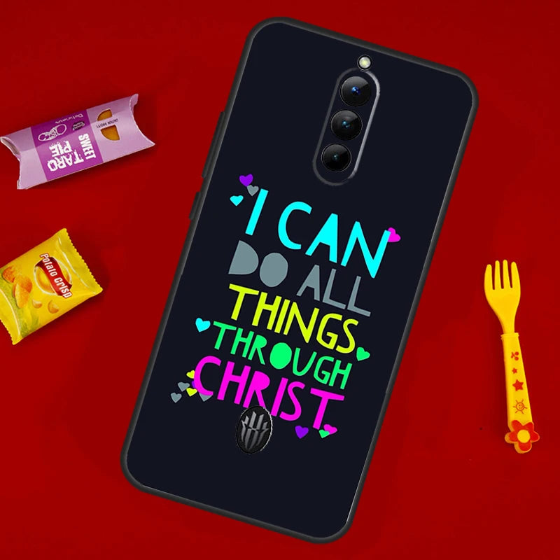 Bible Verse Philippians Jesus Christ Phone Case For ZTE Nubia Red Magic 11 Pro Plus 10 10S 9 9S 8 8S 6S 7S 6 7 Pro 10 Air Cover