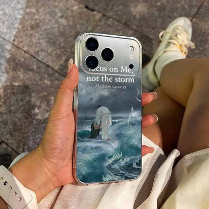 Verses Belief Jesus Bible For iPhone 16,13,12,11,17,14,15,Pro,Max,Plus,X,XS,XR,SE,Mini Transparent Soft silicone Case