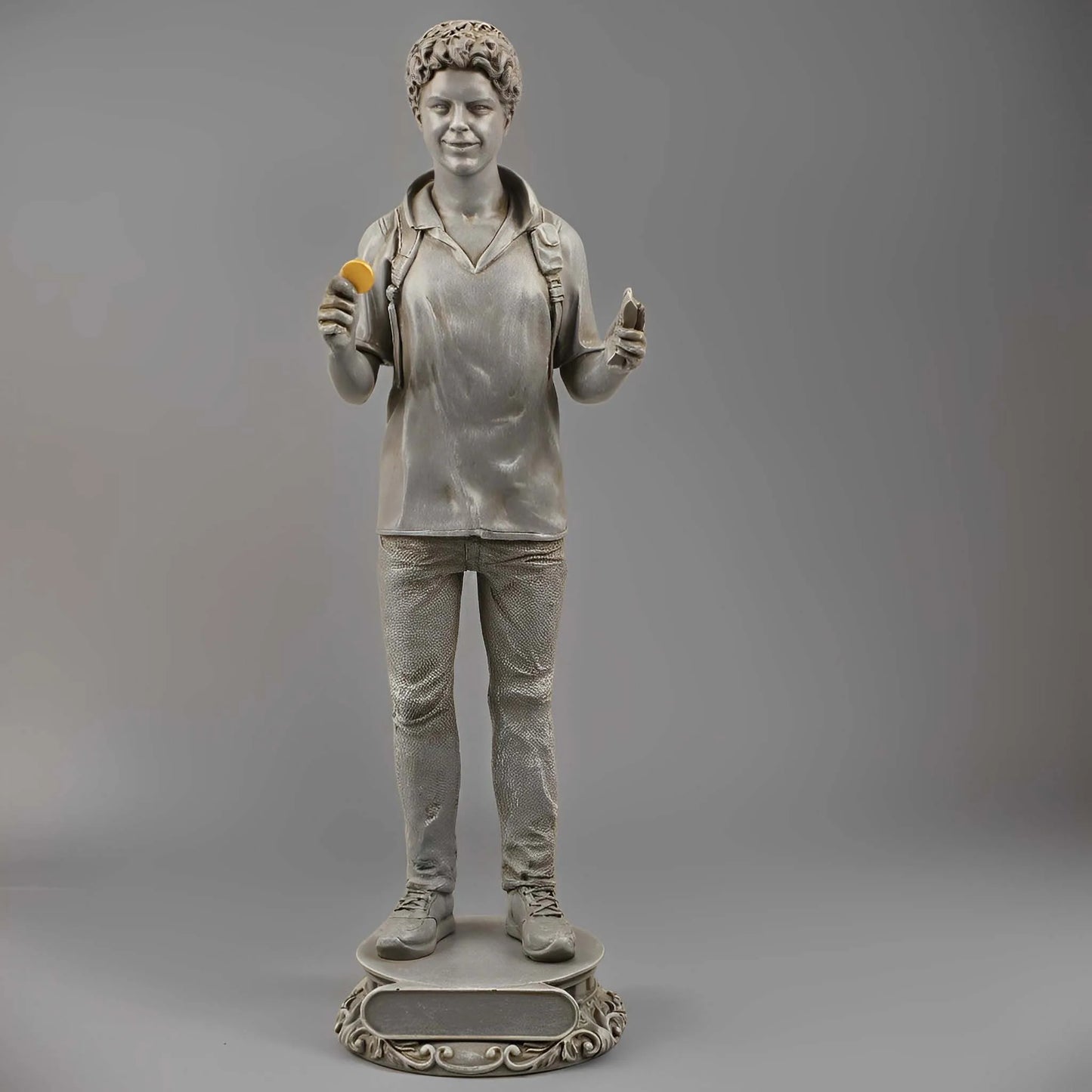 30cm Carlo Acutis Resin Statue Religious Sculpture Ornament for Desktop Home Or Office Decor