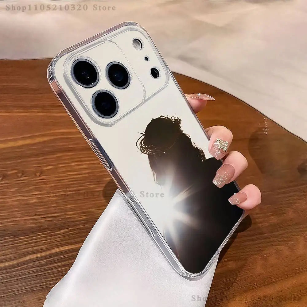 Belief Jesus Bible  Phone Case For iPhone 17,16,15,14,13,12,11 Pro,Max,Plus,XR,Mini,E Clear Full-coverage Soft Cover
