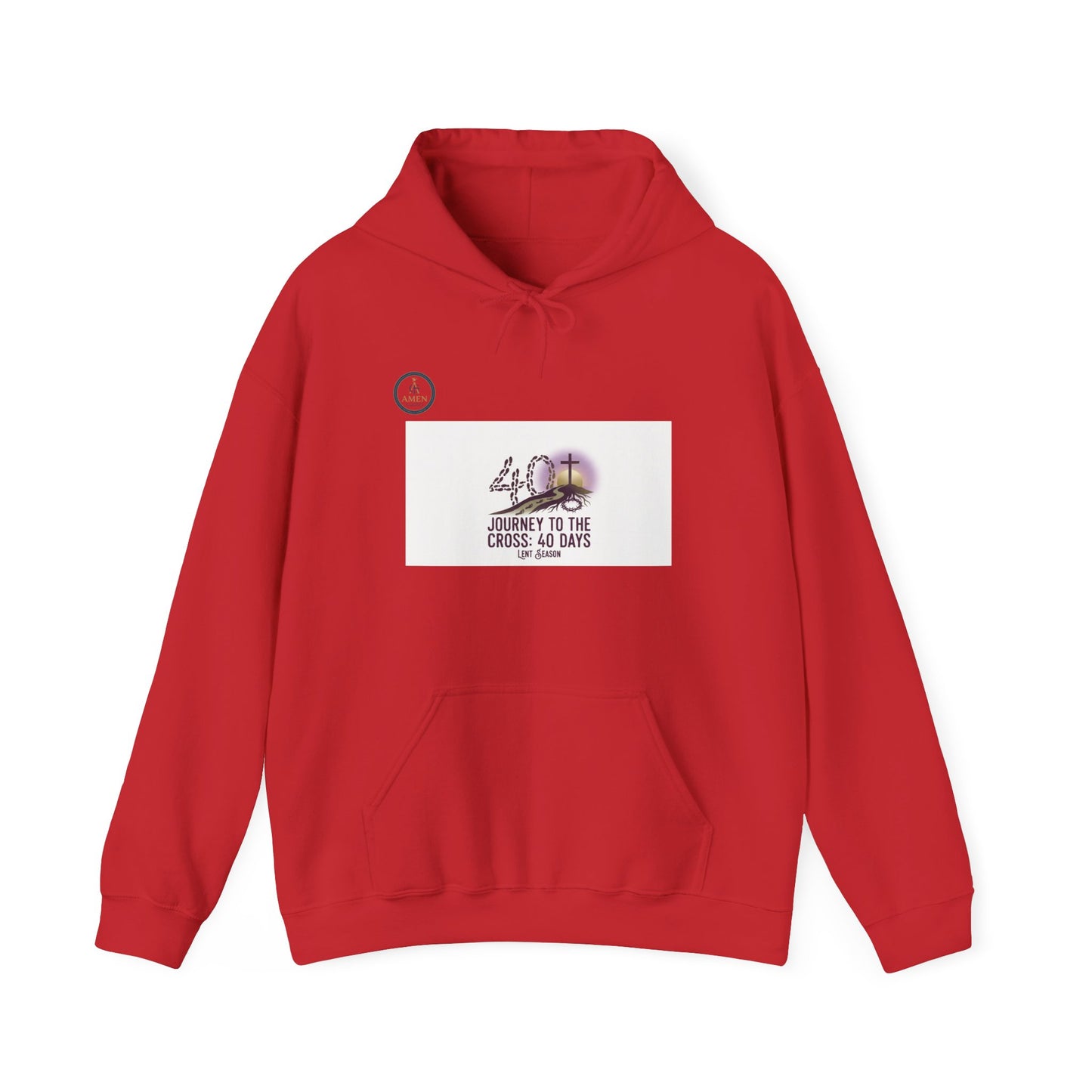 Hoodie — 40 Days Journey To The Cross Easter Christian Pullover