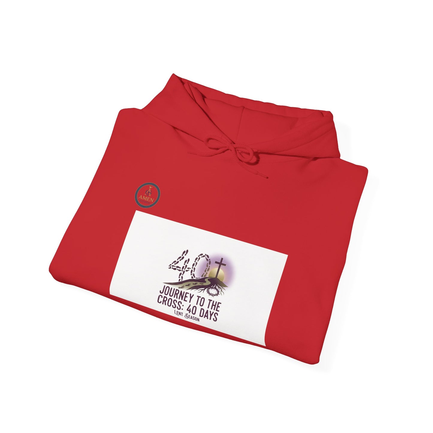 Hoodie — 40 Days Journey To The Cross Easter Christian Pullover