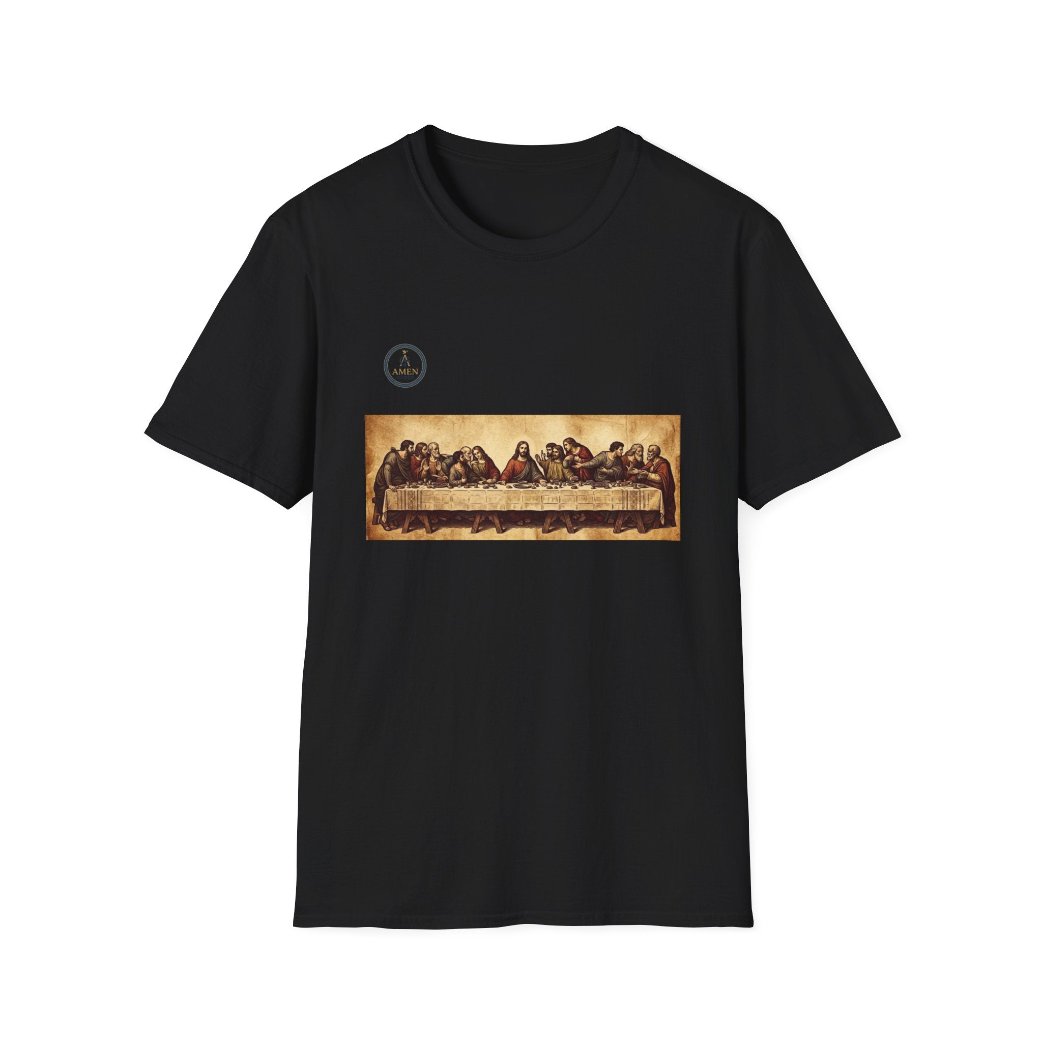 Last Supper Art T-Shirt — Vintage Renaissance Jesus Print