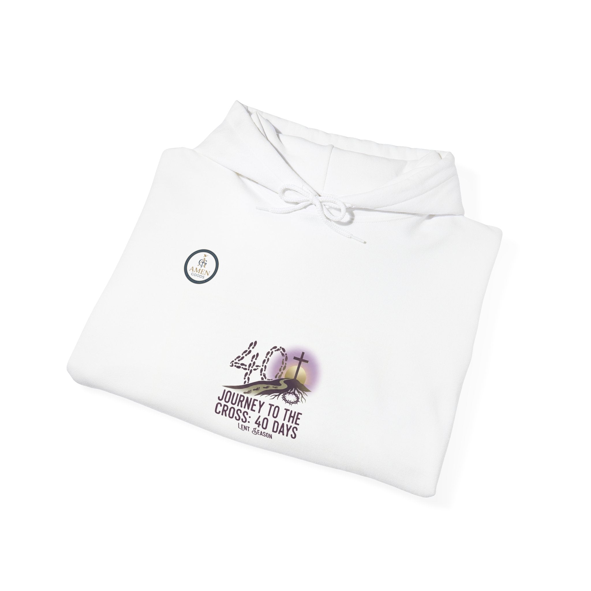 Hoodie — 40 Days Journey To The Cross Easter Christian Pullover