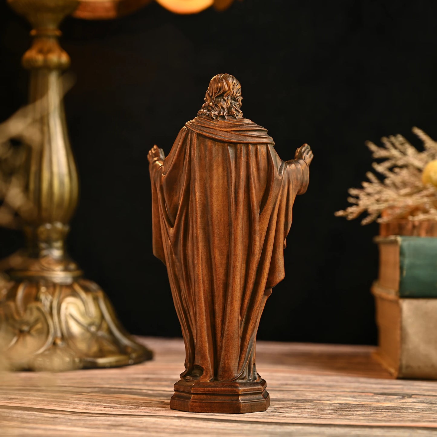 Crafts YS statue ornaments office accessories decorations cross-border creative handmade solid wood carving