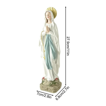 Virgin Mary Statue Religious Sculpture Decoration Desktop Catholic Mary Figurines For Home Wedding Church Display School