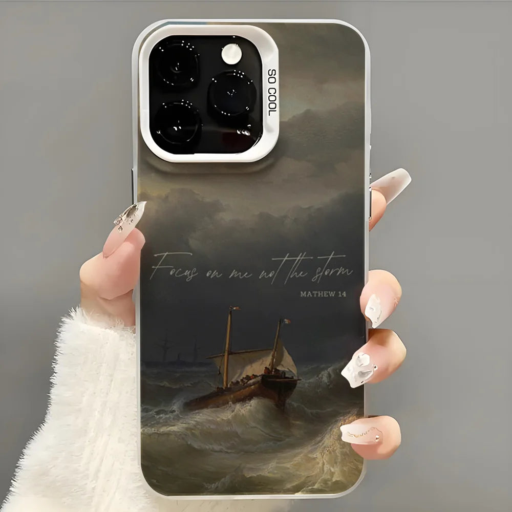 Bible Verse Jesus Christ Phone Case  Phone Case For iPhone 14 16 15 11 12 13 Pro Max Mini Plus Shockproof Cover