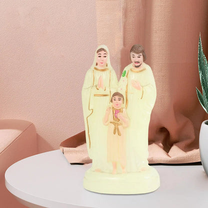 Holy Family Statue Religious Figurine Jesus Mary Joseph Catholic for Desktop