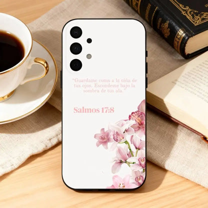 Jesus Bible Verse Spanish  Phone Case For Samsung Galaxy A73,A72,A71,A70,A53,A52,A51,Soft Silicone Black Cover