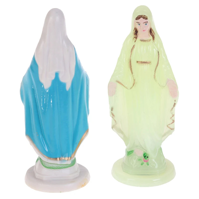 1PC Mary Statue Jesus Home Decoration Gift  Small Ornaments Catholic Mary Statue Madonna Handmade Virgin