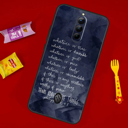 Bible Verse Philippians Jesus Christ Phone Case For ZTE Nubia Red Magic 11 Pro Plus 10 10S 9 9S 8 8S 6S 7S 6 7 Pro 10 Air Cover