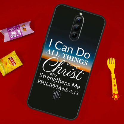 Bible Verse Philippians Jesus Christ Phone Case For ZTE Nubia Red Magic 11 Pro Plus 10 10S 9 9S 8 8S 6S 7S 6 7 Pro 10 Air Cover