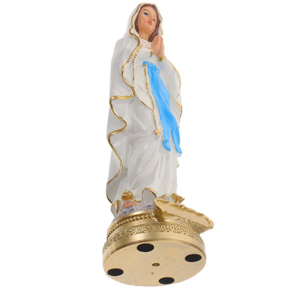 Virgin Mary Statue Resin Decorative Ornament Religious Decor Desktop Catholic Church Adornment Church Decoration