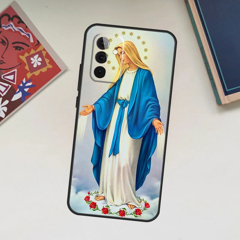 Virgin Mary of Catholic Religious For Samsung Galaxy A33 A53 A13 A23 A52 A32 A22 A12 A51 A71 A15 A25 A14 A34 A54 Phone Case