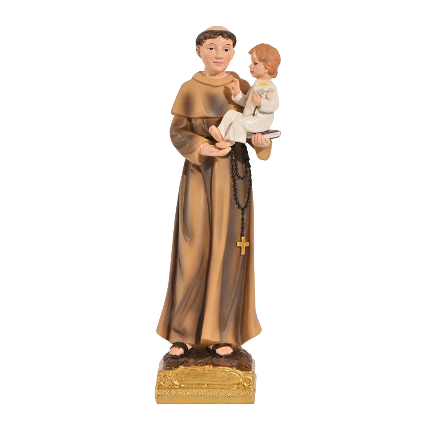 Saint Joseph Carrying Child Jesus Statues Religious Figurines Resin Model Sculpture St. Joseph God Christ Church Desk Décor