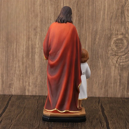 21cm Classical Figure Statue Joseph Jesus Figure Ornament Father's Day Decoration Gift Resin Crafts Figurines Collections Object