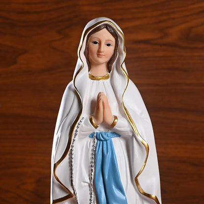 Roman Catholic Sculpture Resin Tabletop Statue Decorative Figurine Figure Mary Statue 30cm Height