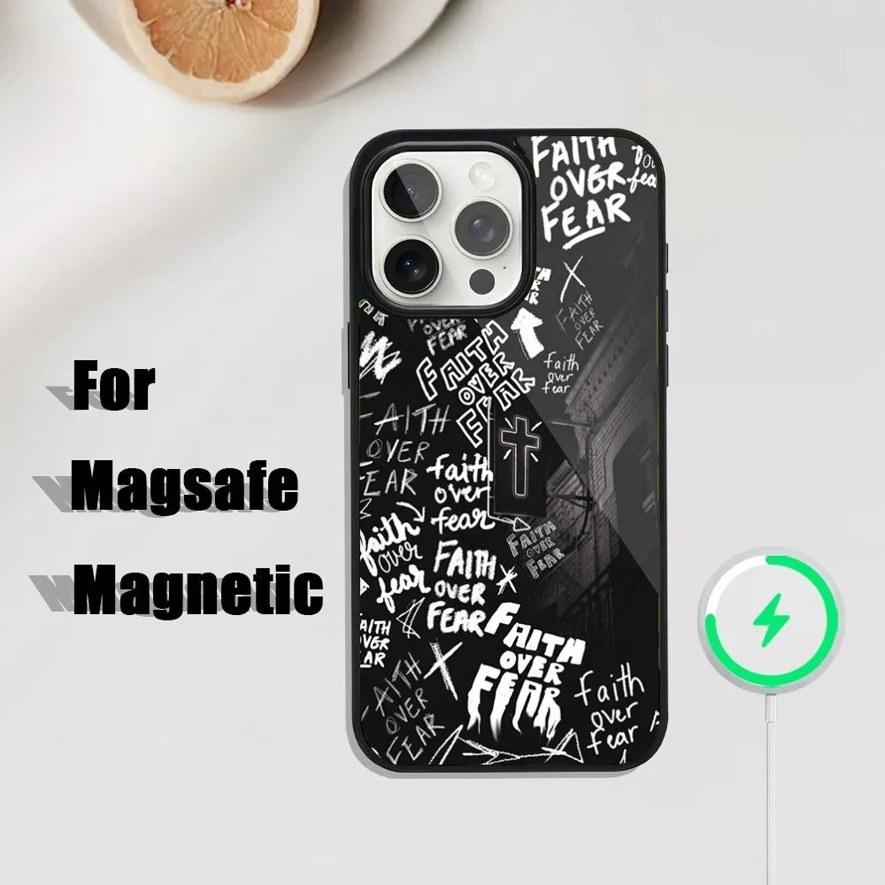 Bible Verse Jesus Christ Phone Case For iPhone 16,15,14,13,12,11,Plus,Pro,Max Mini Magsafe Magnetic Wireless Charging