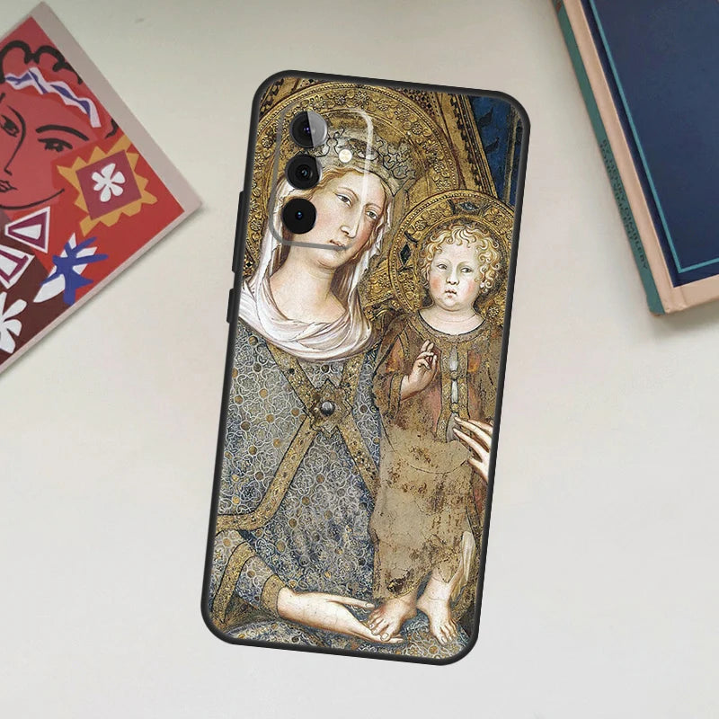 Virgin Mary of Catholic Religious For Samsung Galaxy A33 A53 A13 A23 A52 A32 A22 A12 A51 A71 A15 A25 A14 A34 A54 Phone Case
