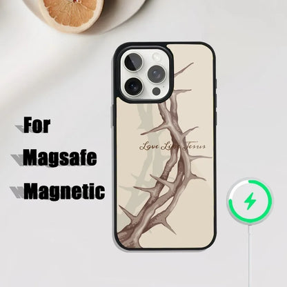 Bible Verse Jesus Christ Phone Case For iPhone 16,15,14,13,12,11,Plus,Pro,Max Mini Magsafe Magnetic Wireless Charging
