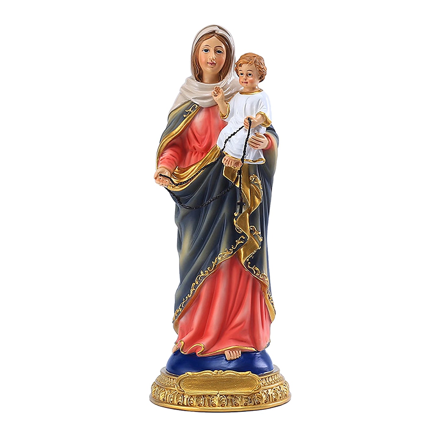 Saint Joseph Carrying Child Jesus Statues Religious Figurines Resin Model Sculpture St. Joseph God Christ Church Desk Décor