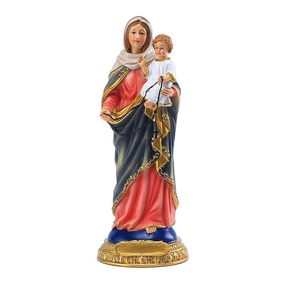 Saint Joseph Carrying Child Jesus Statues Religious Figurines Resin Model Sculpture St. Joseph God Christ Church Desk Décor