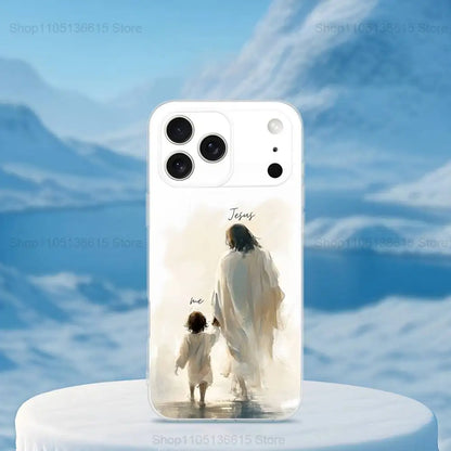 Verses Belief Jesus Bible Phone Case For iPhone 16,15,14,13,12,11,17 Pro,Max,Plus,X,XS,XR,SE,Mini Transparent Soft Cover
