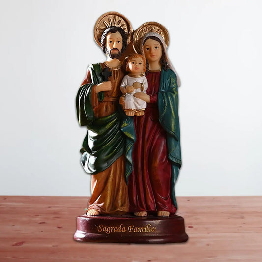 5.5 Inch Holy Family Mary Resin Statue Figure Figurine Catholic Decor Gift