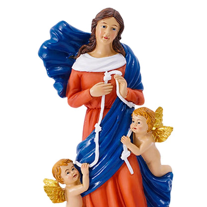 Resin Figures Mother Statue Decor Christmas Collectible Angel Sculpture