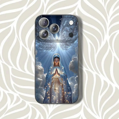 V-Virgen Mary B-BibleS Phone Case For iPhone 16,14,11,17,13,15,12,Air,Plus,Pro,Max,E,Mini Frosted for MagSafe Magnetic Grey