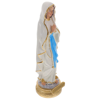 Virgin Mary Statue Resin Decorative Ornament Religious Decor Desktop Catholic Church Adornment Church Decoration