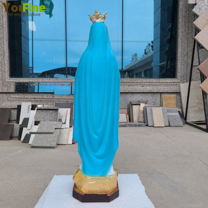 65cm Our Lady Of N.D.Lourdes Resin Statue Catholic Religious Statues Of Mary Our Lady Lourdes Resin Sculpture For Home Decor