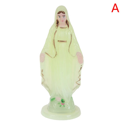 1PC Mary Statue Jesus Home Decoration Gift  Small Ornaments Catholic Mary Statue Madonna Handmade Virgin