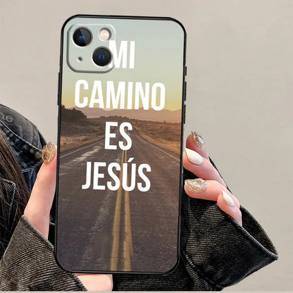 Bible Jesus Christ Christian Quotes Phone Case For iPhone 17 Pro Max 11 14 15 16 Pro Max 12 13 mini 16 Plus 16e 17 Air Cover