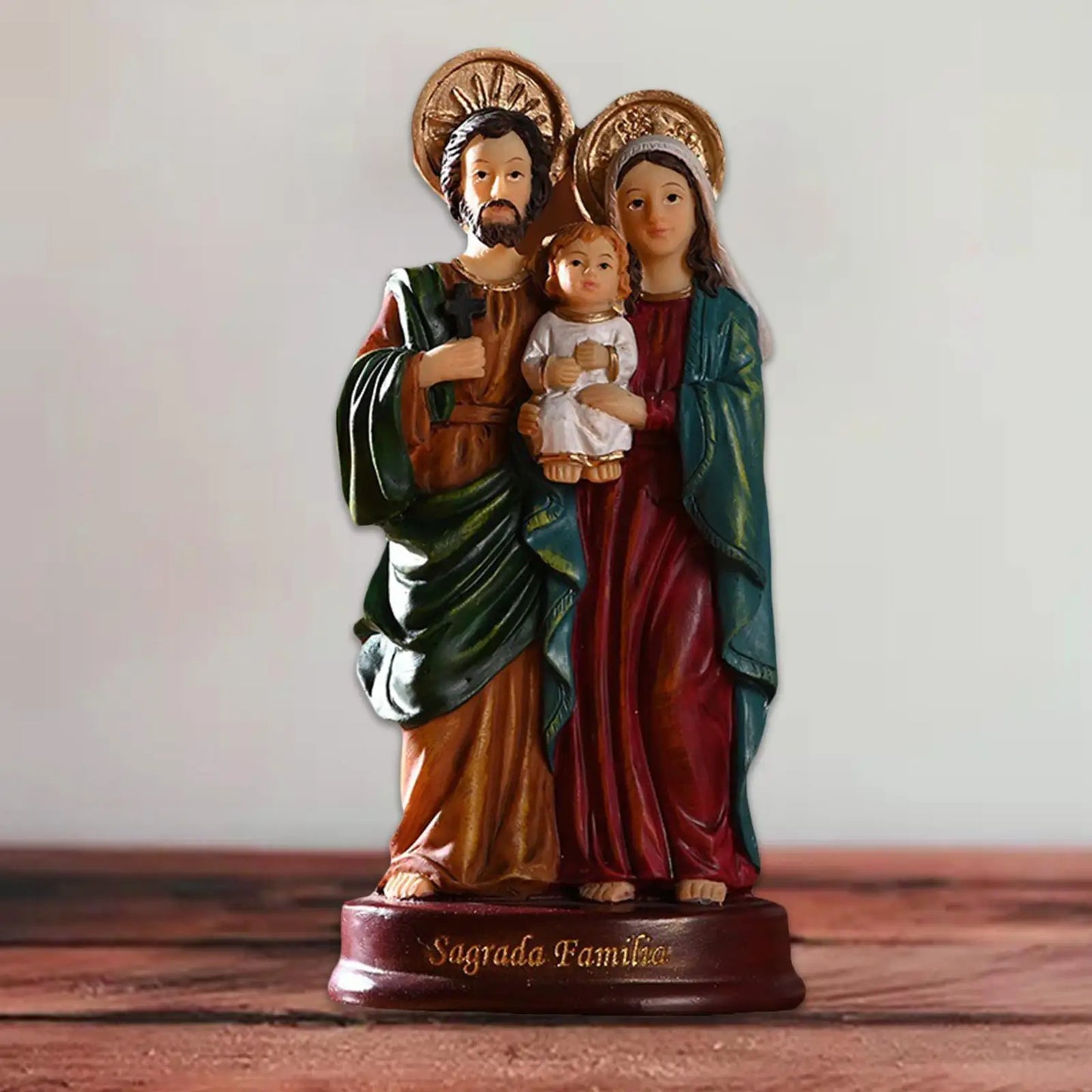 5.5 Inch Holy Family Mary Resin Statue Figure Figurine Catholic Decor Gift