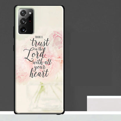 Bible Verse Quotes Case For Samsung Galaxy S25 S24 S23 Ultra S9 S10 S20 S21 S22 Plus S23 FE S25 FE Phone Cover