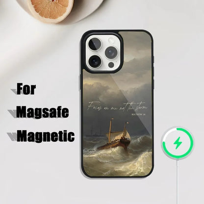 Bible Verse Jesus Christ Phone Case For iPhone 16,15,14,13,12,11,Plus,Pro,Max Mini Magsafe Magnetic Wireless Charging
