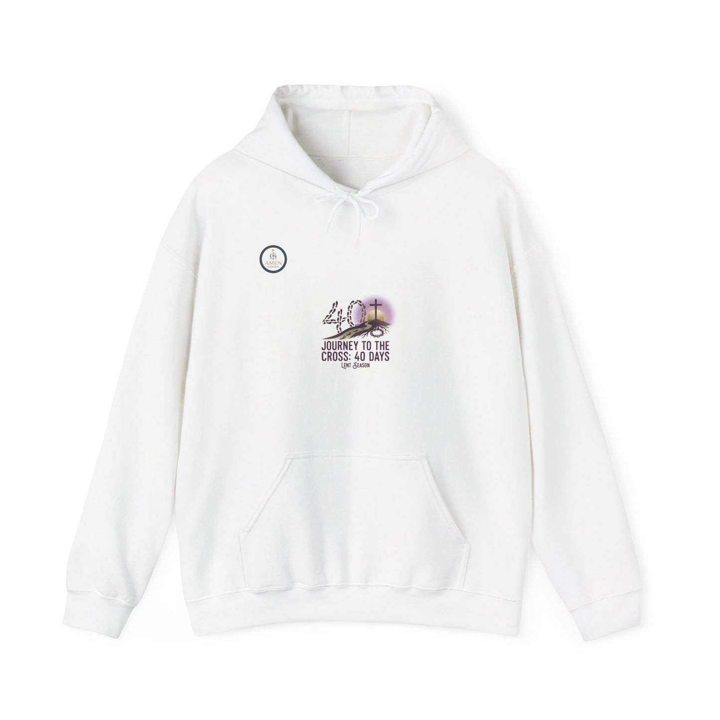Hoodie — 40 Days Journey To The Cross Easter Christian Pullover