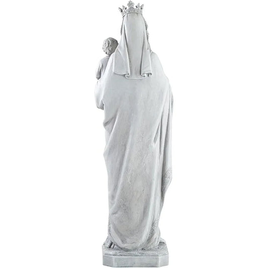 Outdoor Sculpture - Marian Garden Collection Catholic Statue for Home or Church, 24.5 Tall, Mary Queen of Heaven