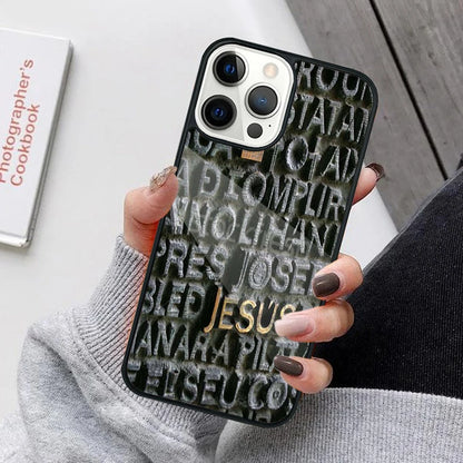 Bible Jesus Christ Christian Quote Phone Case For iPhone 17 Air 16 15 14 12 Pro Max Plus Magsafe Magnetic Wireless Cover