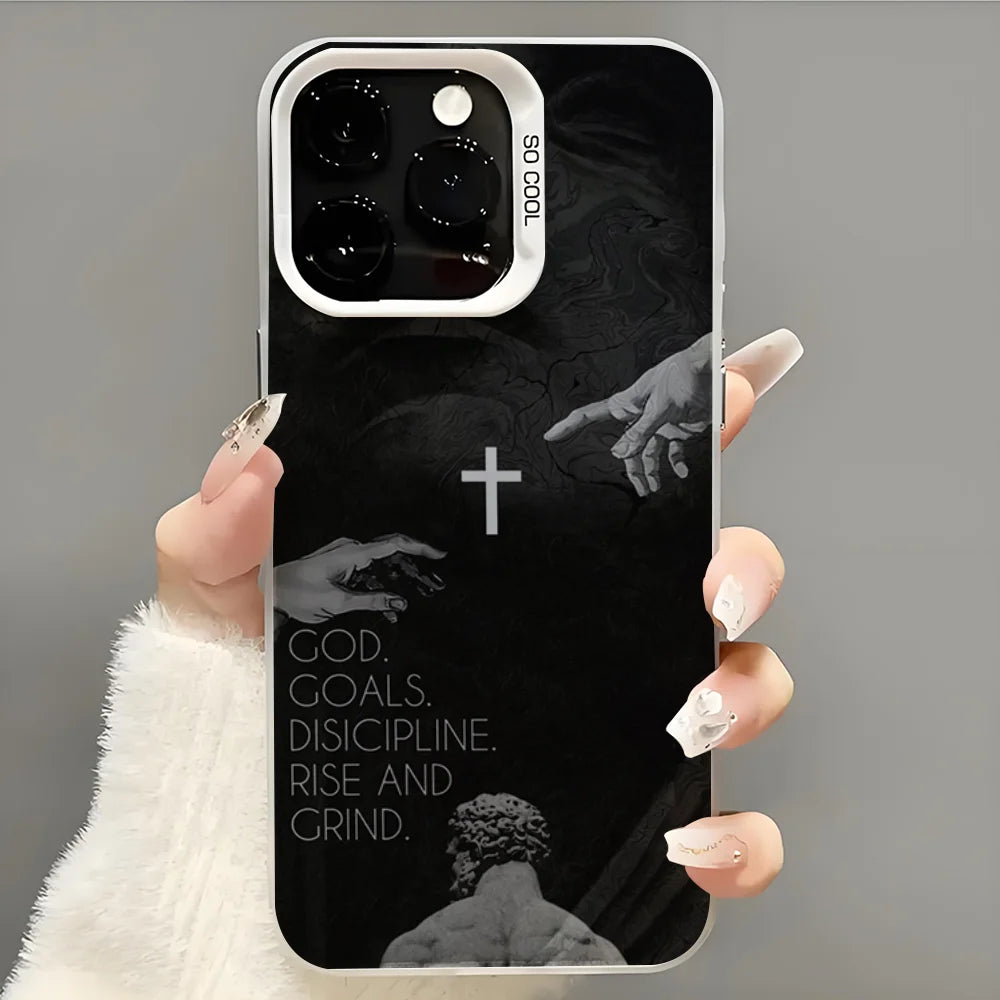 Bible Verse Jesus Christ Phone Case  Phone Case For iPhone 14 16 15 11 12 13 Pro Max Mini Plus Shockproof Cover