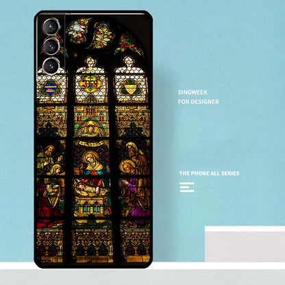 Virgin Mary of Hope Catholic Religious Art Case For Samsung Galaxy S25 Ultra S21 S22 S23 S24 Ultra S20 Plus S25 FE Phone Cover