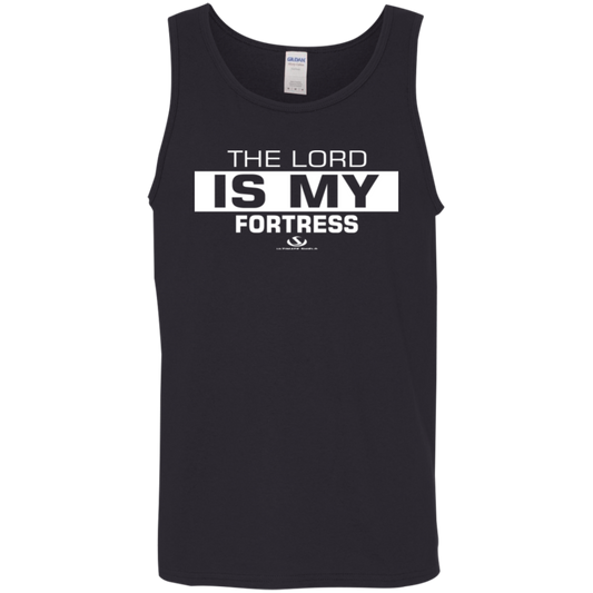 THE LORD IS MY FORTRESS  Cotton Tank Top 5.3 oz.